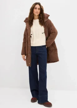 Wattierter Steppmantel