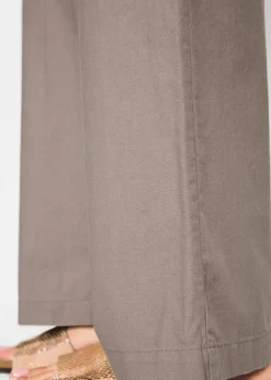 Webhose aus Leinen-Baumwoll-Mix