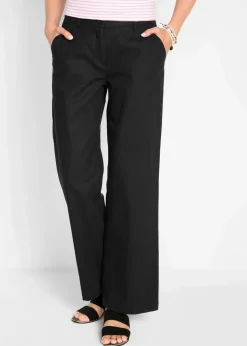 Webhose aus Leinen-Baumwoll-Mix