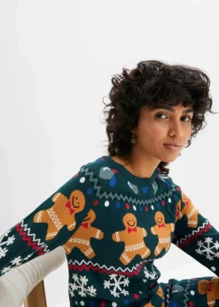 Weihnachts-Strickkleid