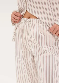 Weit geschnittener Loungewear Hausanzug aus gewebter Baumwolle