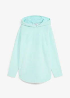 Weit geschnittener Loungewear Kuschel-Fleece Longpullover