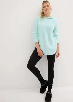 Weit geschnittener Loungewear Kuschel-Fleece Longpullover