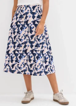 Weit geschnittener Midi-Rock