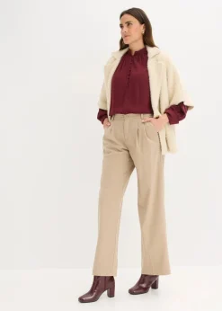 Weite Bundfaltenhose