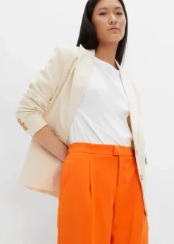 Weite Bundfaltenhose