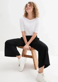 Weite Culotte aus nachhaltiger Viskose