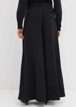 Weite fließende Hose mit Komfortbund