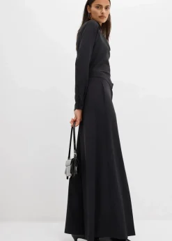 Weite fließende Hose mit Komfortbund