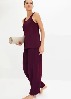 Weite Sporthose mit umklappbaren Bund