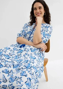 Weites Kleid aus Viskosecrincle