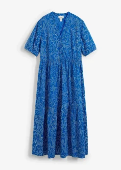 Weites Midikleid aus reiner Baumwolle