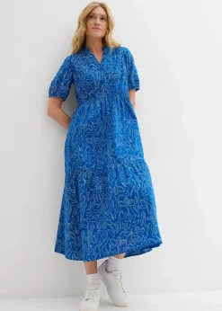 Weites Midikleid aus reiner Baumwolle