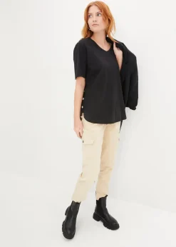 Weites T-Shirt aus Bio-Baumwolle