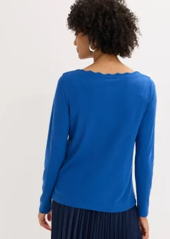 Wellenkanten Shirt aus Punto di Roma