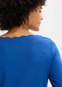 Wellenkanten Shirt aus Punto di Roma