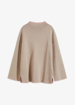 Wende-Pullover aus Feinstrick