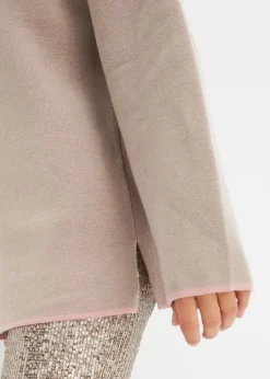 Wende-Pullover aus Feinstrick