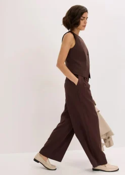 Weste aus fließendem Viskose-Mix