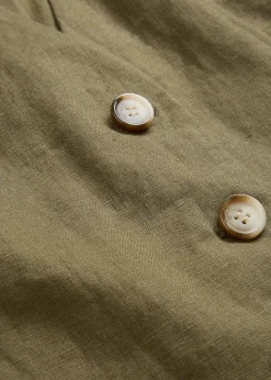 Weste aus reinem Leinen