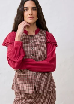 Weste mit Wollanteil