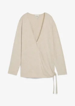 Wickelcardigan in Strickoptik