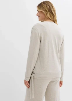 Wickelcardigan in Strickoptik