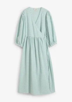 Wickelkleid aus Strukturmaterial