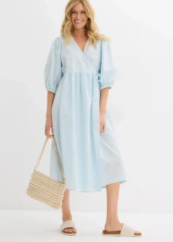 Wickelkleid aus Strukturmaterial