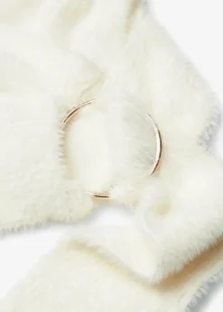 Wickelpullover mit Accessoire