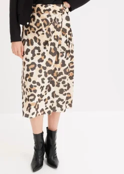 Wickelrock aus feinem Viskose-Mix