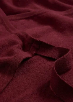 Wickelstrickjacke mit Merinowolle