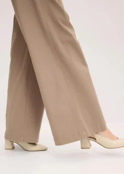 Wide Leg Hose mit Stretch