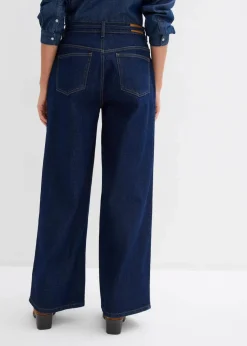 Wide Leg Jeans Mid Waist