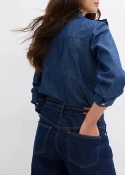 Wide Leg Jeans Mid Waist