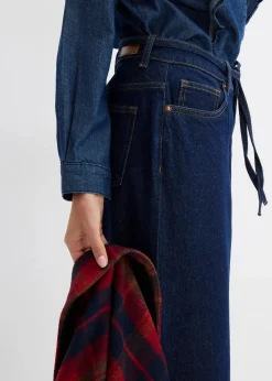 Wide Leg Jeans Mid Waist