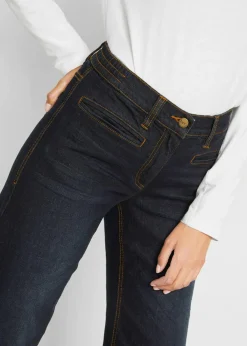 Wide Leg Jeans Mid Waist, Bequembund