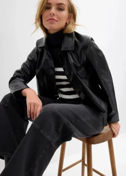 Wide-Leg Jeans Mid Waist