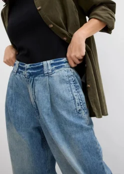 Wide-Leg-Jeans High Waist