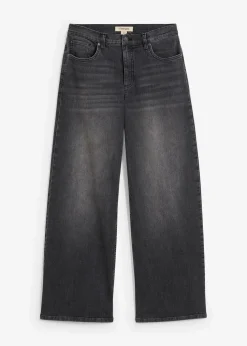 Wide-Leg-Jeans, High Waist