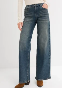 Wide-Leg-Jeans, High Waist