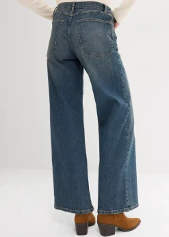 Wide-Leg-Jeans, High Waist