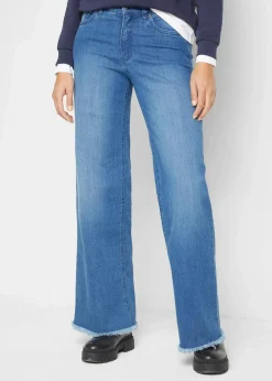 Wide-Leg-Jeans High Waist