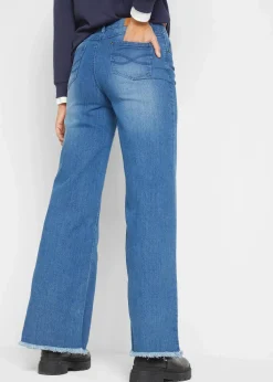 Wide-Leg-Jeans High Waist