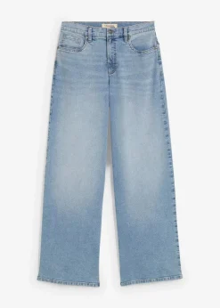 Wide-Leg-Jeans, High Waist
