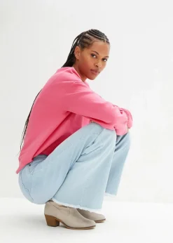 Wide-Leg-Jeans High Waist