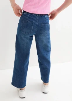 Wide-Leg-Jeans High Waist, Bequembund