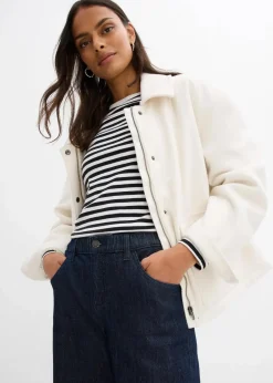 Wide-Leg-Jeans High Waist, Bequembund