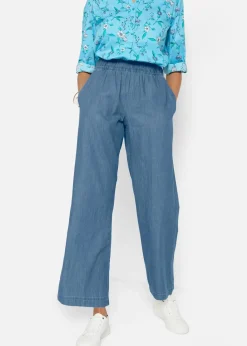 Wide-Leg-Jeans, High Waist, Bequembund