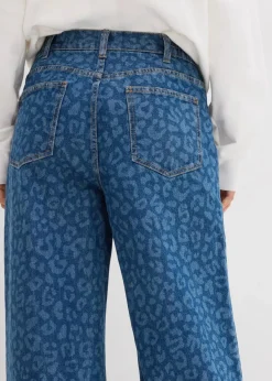 Wide-Leg-Jeans Mid Waist